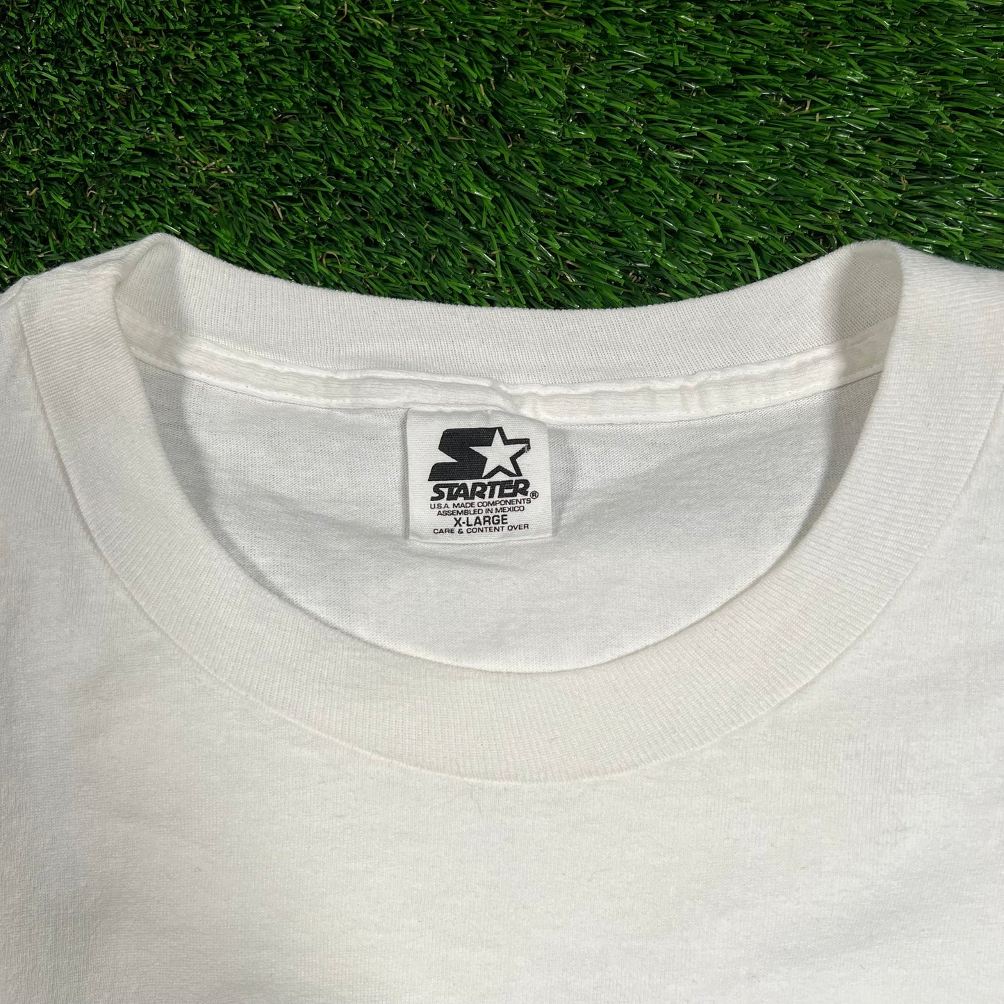 1998 Yankees World Series Twin Towers White Tee Size XL USED v18523