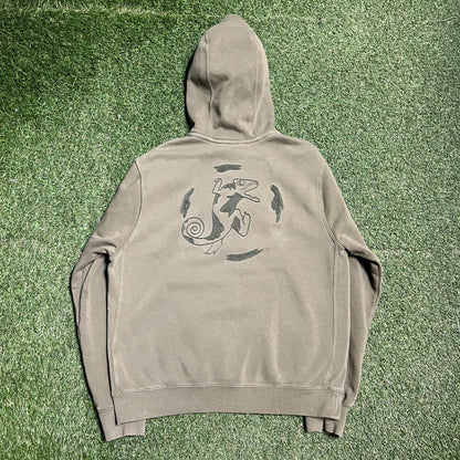 Nike SB Agnostic Olympics Olive Hoodie Size Medium USED v16207