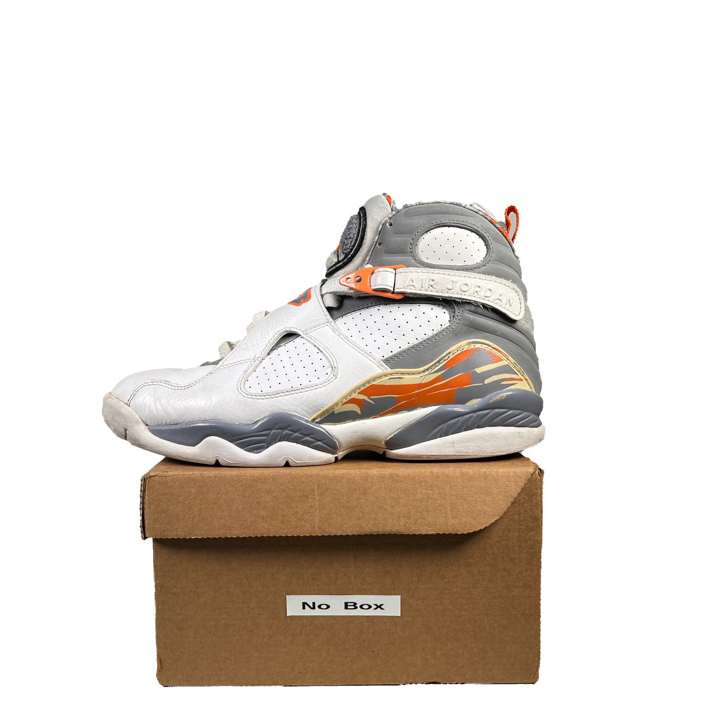 Jordan 8 Orange White (2007) Size 8.5 USED s16587