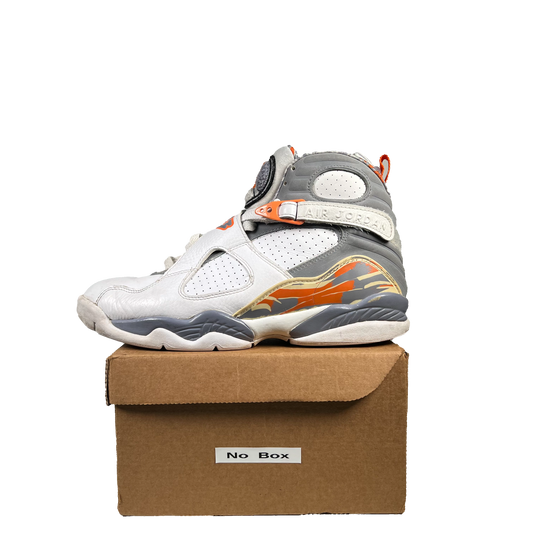 Jordan 8 Orange White (2007) Size 8.5 USED s16587