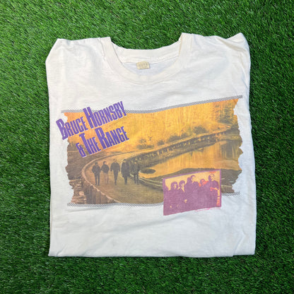 1988 Brice Hornsby and The Range White Tee Size XL USED v18686