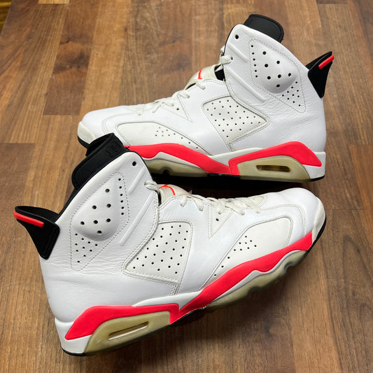 Jordan 6 Infrared White (2014) Size 10.5 USED s16685