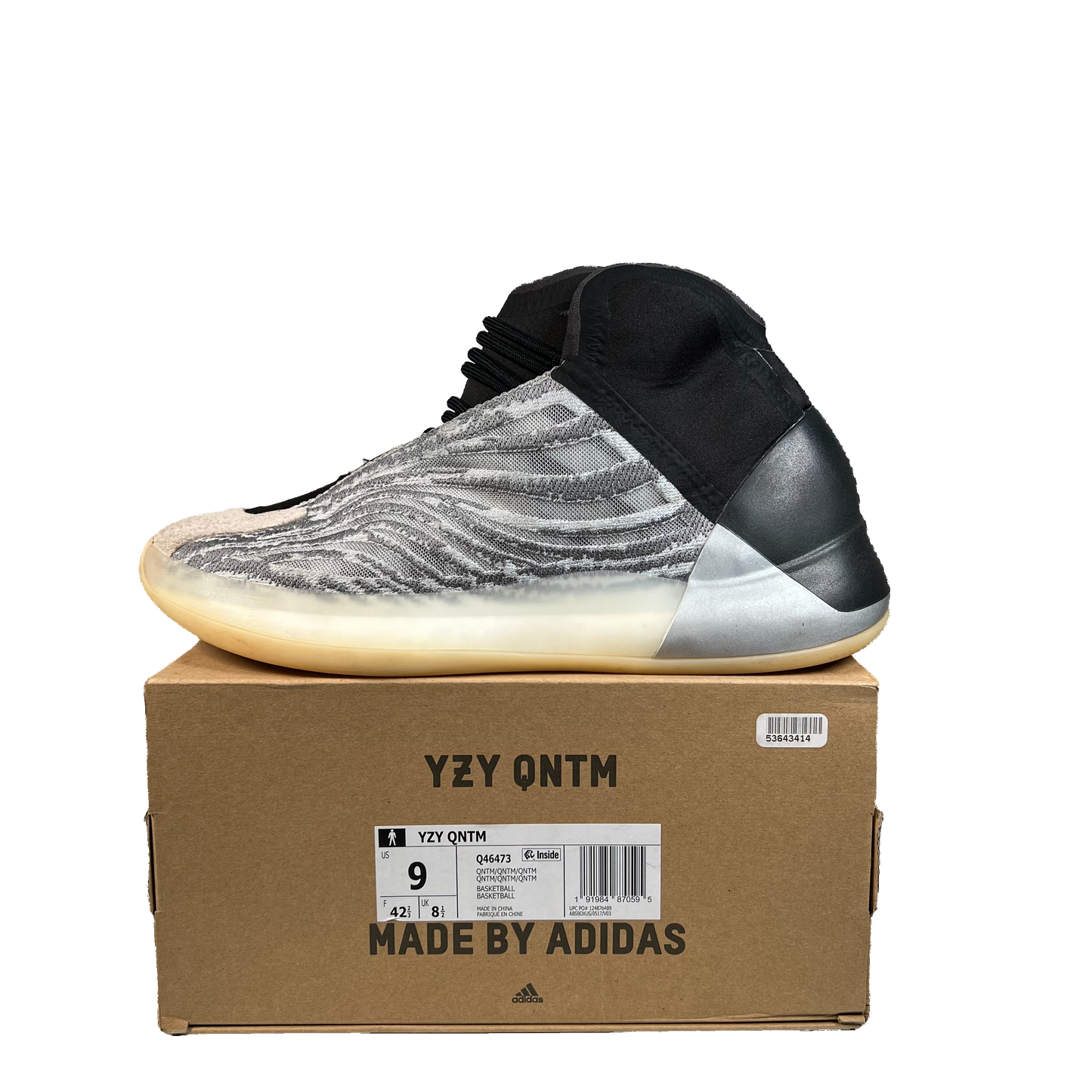 Yeezy QNTM Lifestlye Model (2020) Size 9 USED s22132