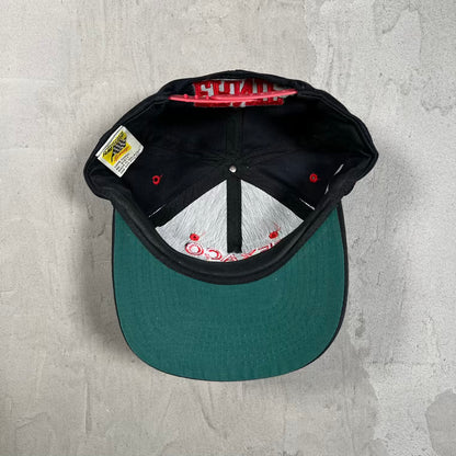 1990s Texaco Havoline Racing Black SnapbackHat USED v20283
