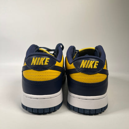 Nike Dunk Low Michigan (2021) Size 9.5 NEW s19918