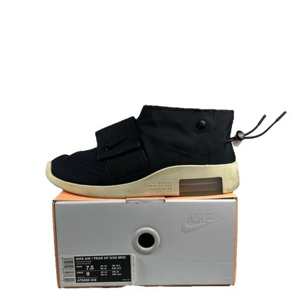 Nike Air Fear of God Moccasin Black (2019) Size 7.5 USED s23753