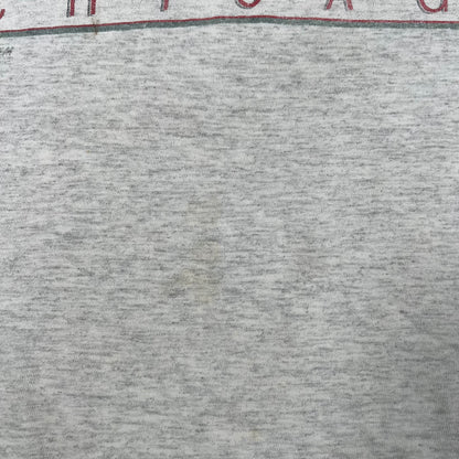 1990s Chicago Bulls XXL Salem Tag Grey Tee Size XL USED v16740