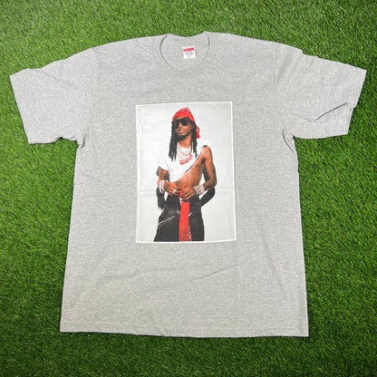 Supreme Playboi Carti Grey Tee Size Medium NEW x14453