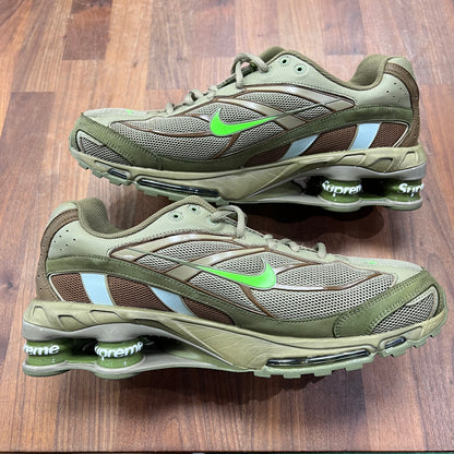 Nike Shox Supreme Olive 2022 Size 13 USED s16548