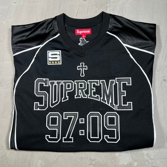 Supreme Disciples Black Football Jersey (2026) Size Large USED x18728