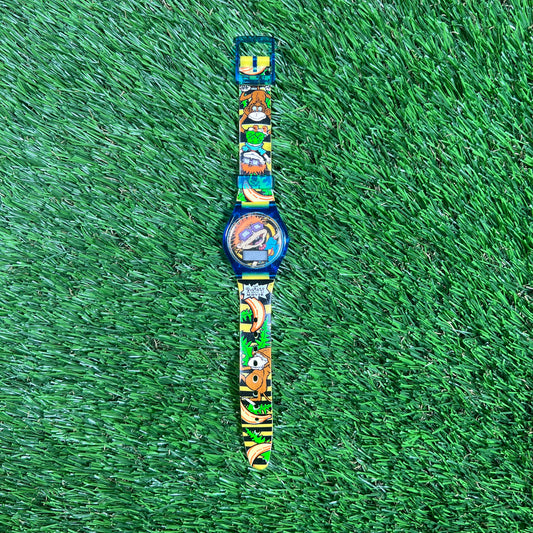 1990's Rugrats Movie Watch Chuckie USED v16915