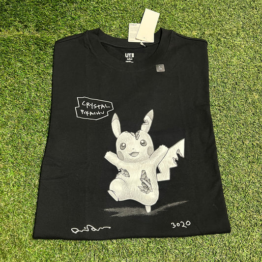 Uniqlo Daniel Arsham Pokemon Black Tee Size Large NEW x13582