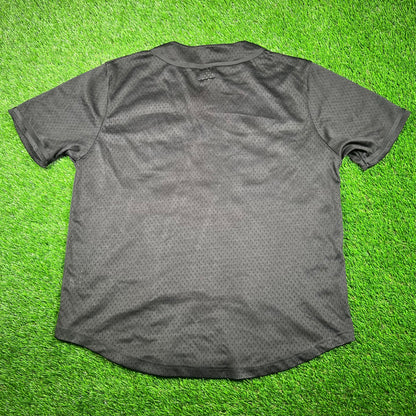 Billionaire Boys Club BBC Black Baseball Jersey Size Medium USED x16742