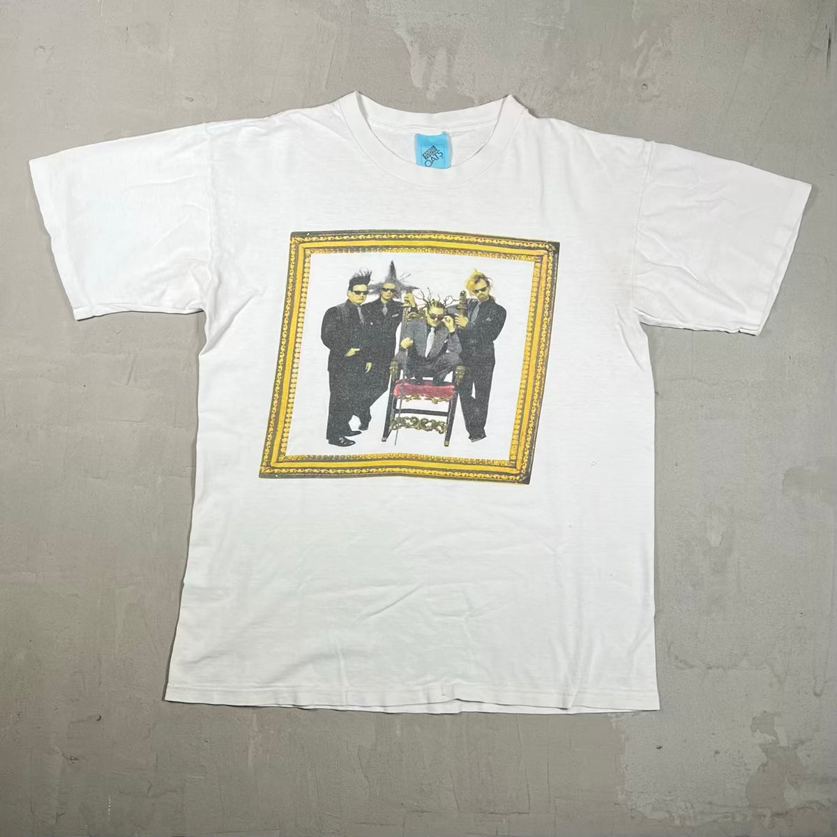 1996 Weird Al Yankovix Bad Hair Tour White Tee Size Large USED v20326