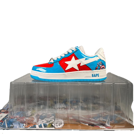 Bape Bathing Ape Sta Marvel Comics Captain America (2022) Size 6 NEW s20551