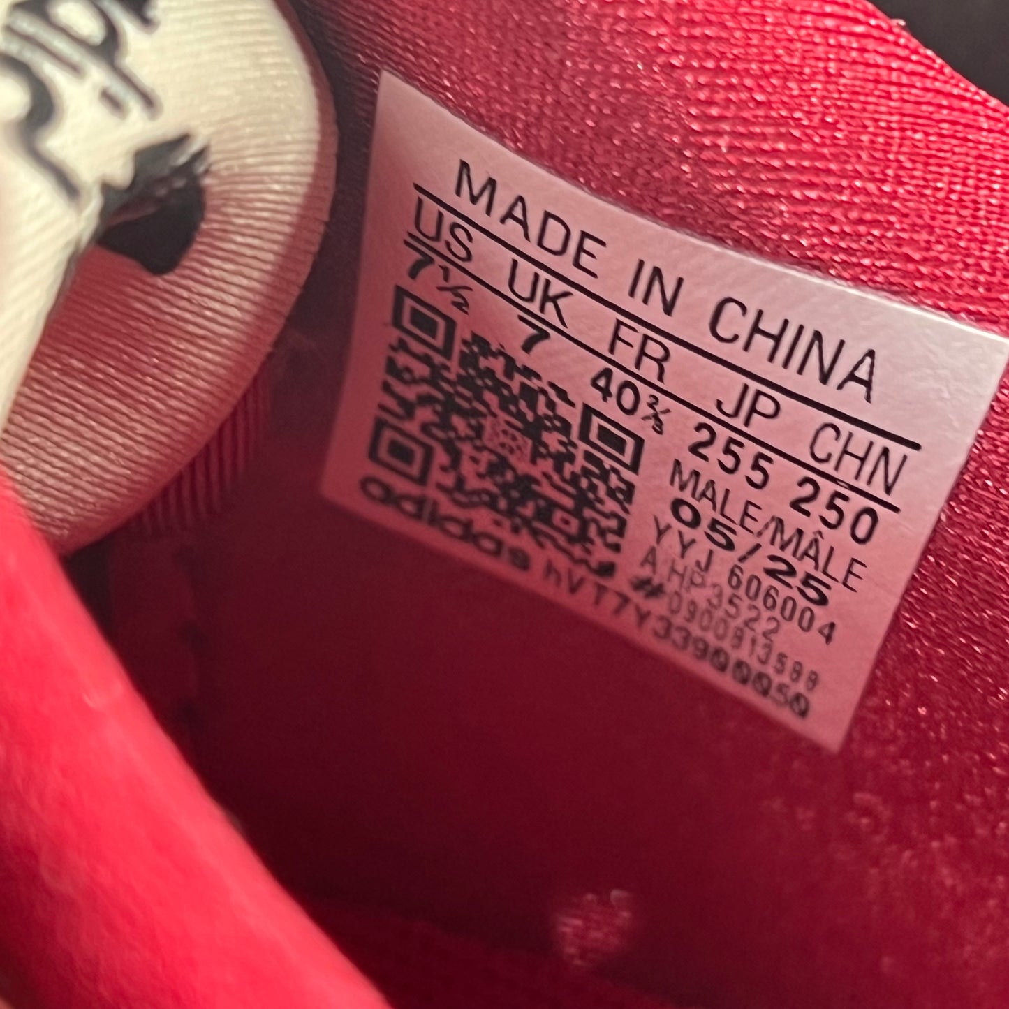 Adidas Adizero PR Song For The Mute Red (2025) Size 7.5 USED s21184