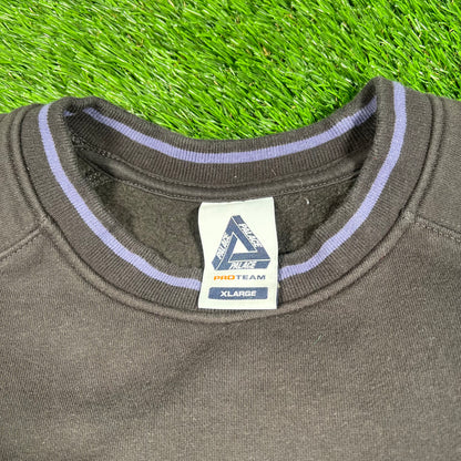 Palace Palamat Crew Black/Navy Size XL USED x15783