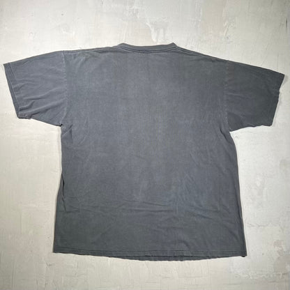 1990s Slick Rock Cafe Washed Black Tee Size XL USED v20244