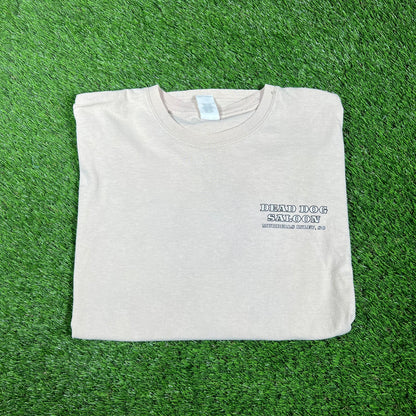 Dead Dog Saloon SC Tan Longsleeve Size XL USED v17348