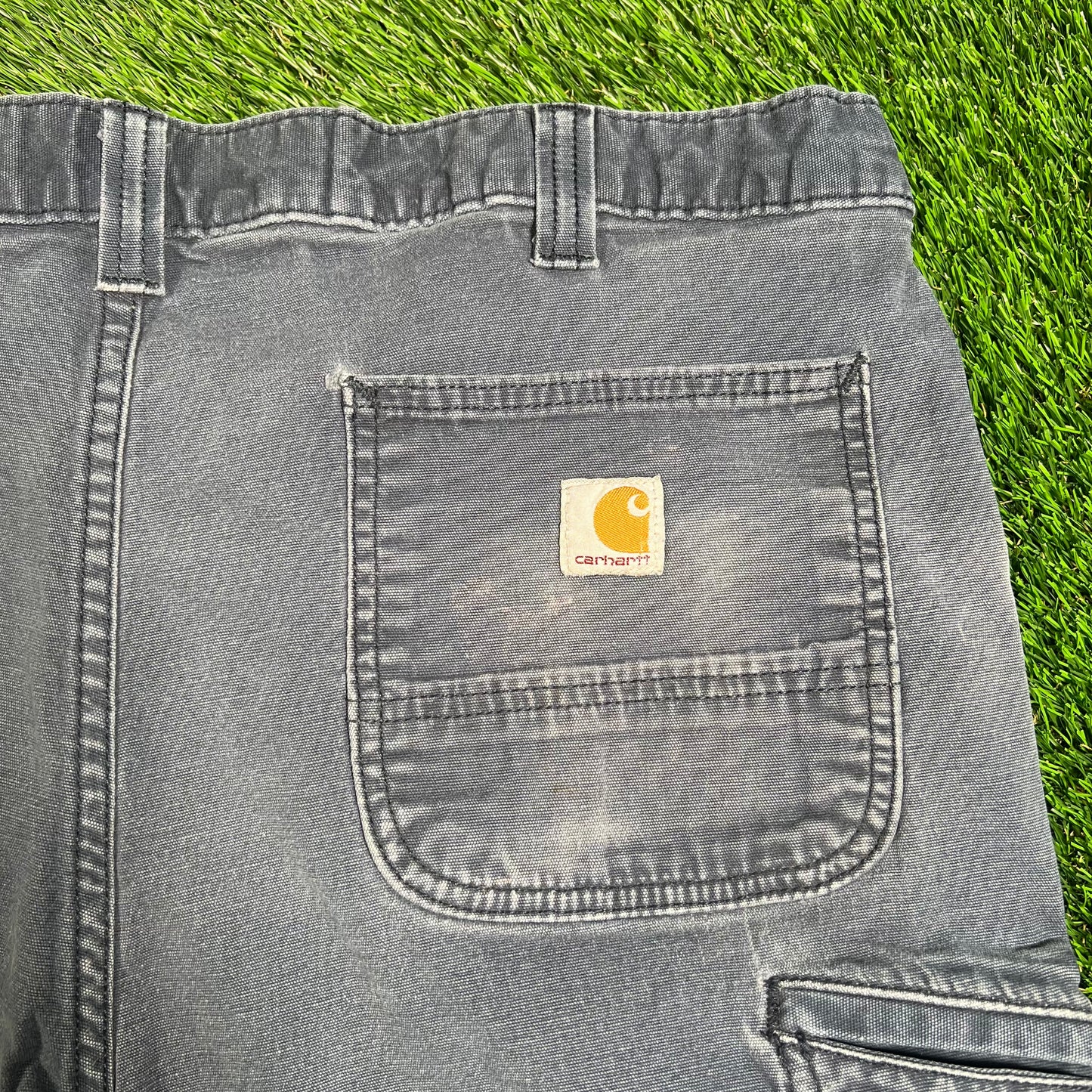Carhartt Cargo Blue Shorts Size 40 USED v18087