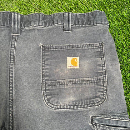Carhartt Cargo Blue Shorts Size 40 USED v18087