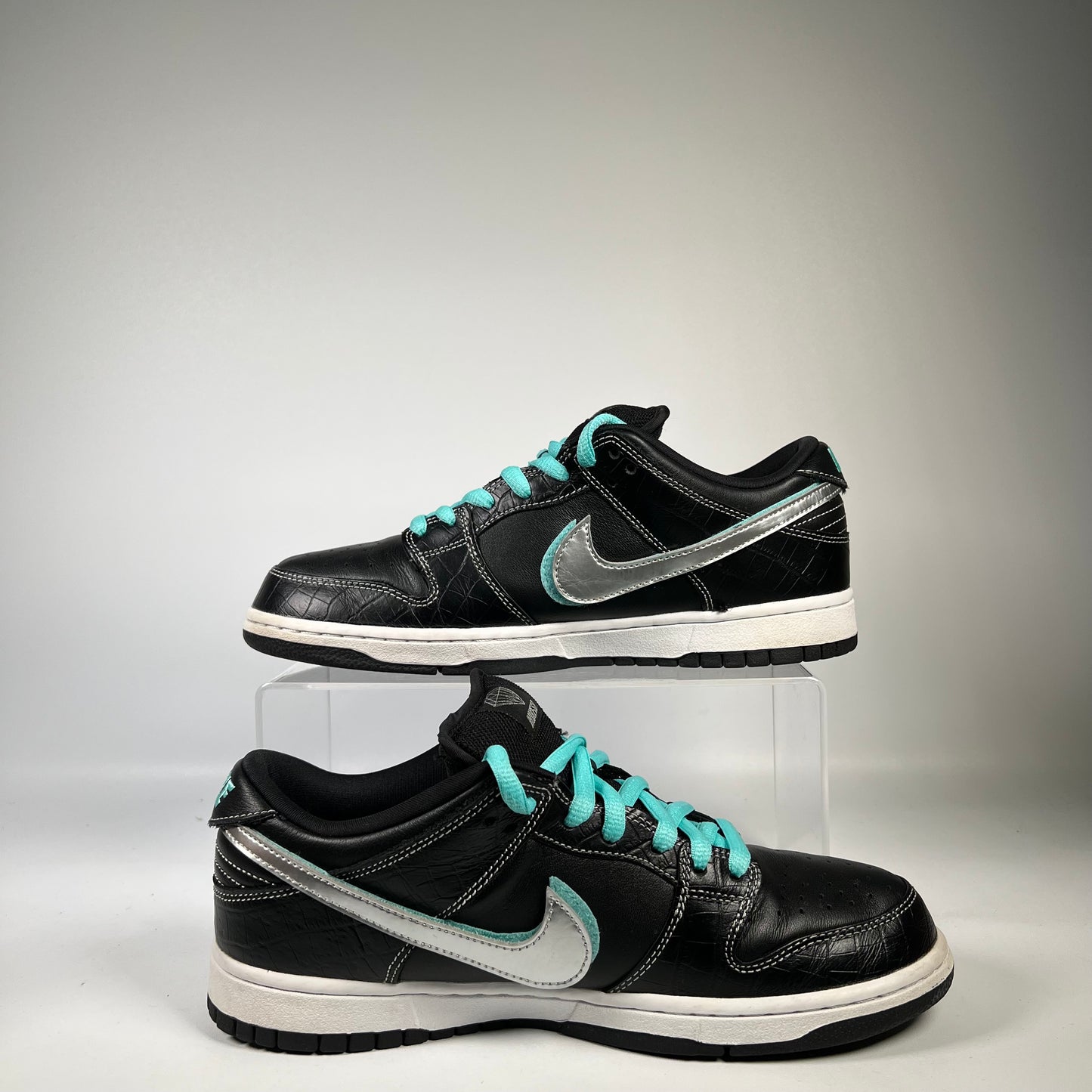 Nike SB Dunk Low Diamond Supply Co Black Diamond (2018) Size 9.5 USED s20425