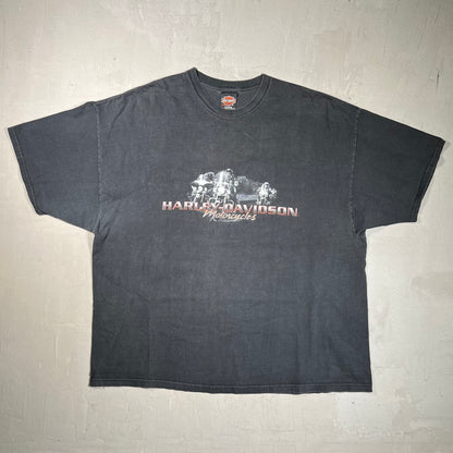 2004 Harley Davidson Black Ocean City Tee Size 3XL USED v19404