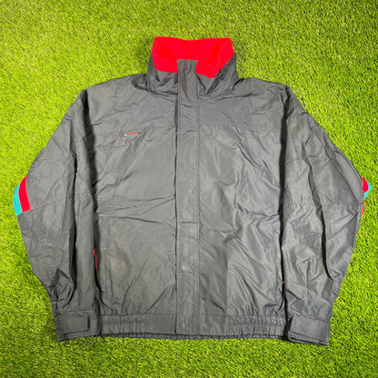 1990s Columbia Navy/Red/Teal Jacket Size XL USED v17836