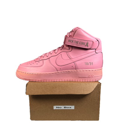 Nike Air Force One High Pink Kick The Cure Sneaker Room Breat Cancer 18 of 31 Size 11 NEW s23296