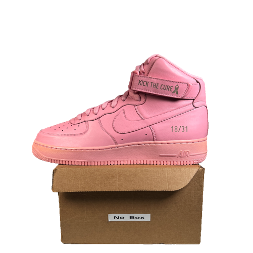 Nike Air Force One High Pink Kick The Cure Sneaker Room Breat Cancer 18 of 31 Size 11 NEW s23296