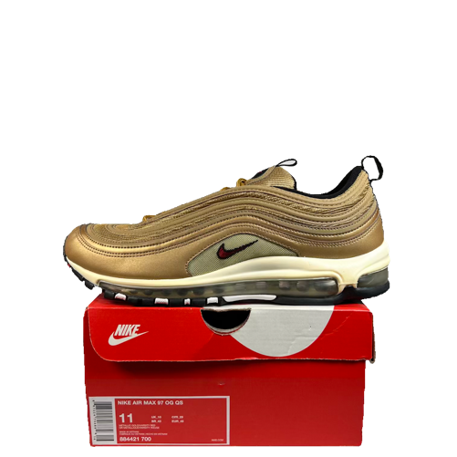 Nike Air Max 97 Metallic Gold (2018) Size 11 USED s23424