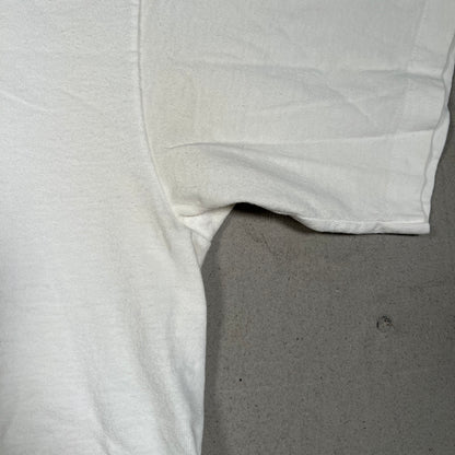 1990s WB Marvin the Martian Bowling Tee White Size Medium USED v19535