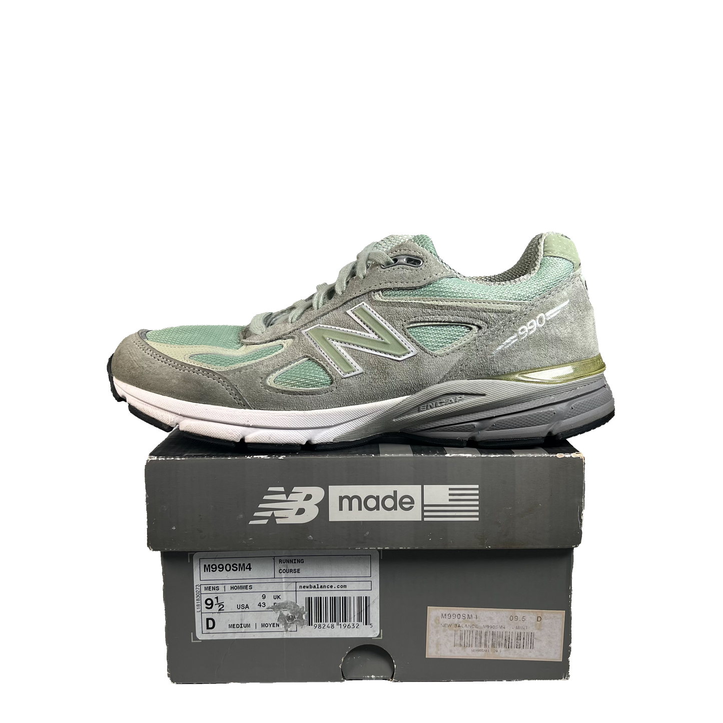New Balance 990v4 Mint (2019) Size 9.5 USED s22257