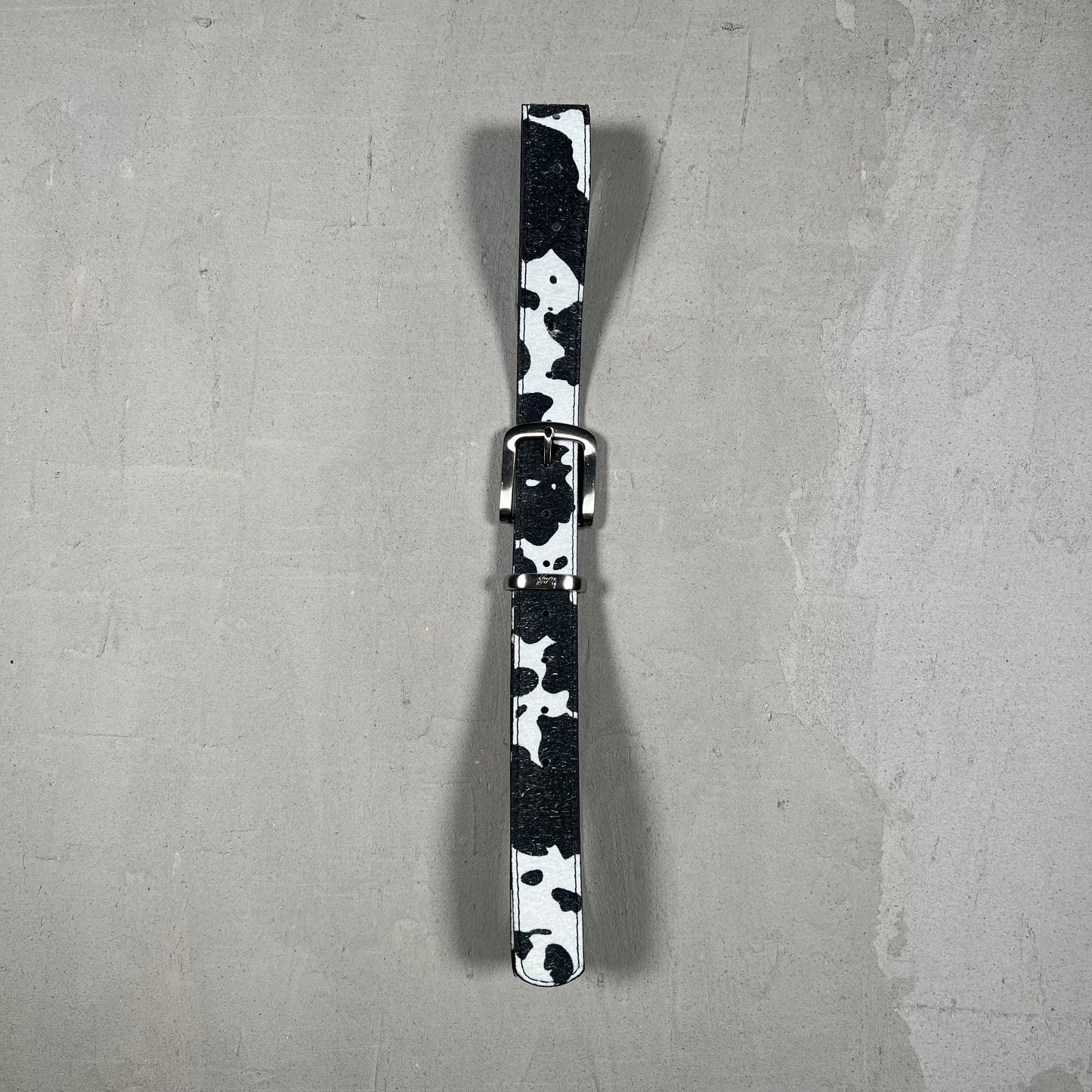 Stussy Cow Print Belt USED x17342