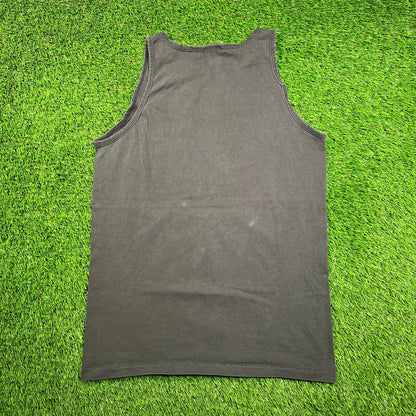 1992 Budweiser Pool Balls Black Tank Top Size Medium USED v18496
