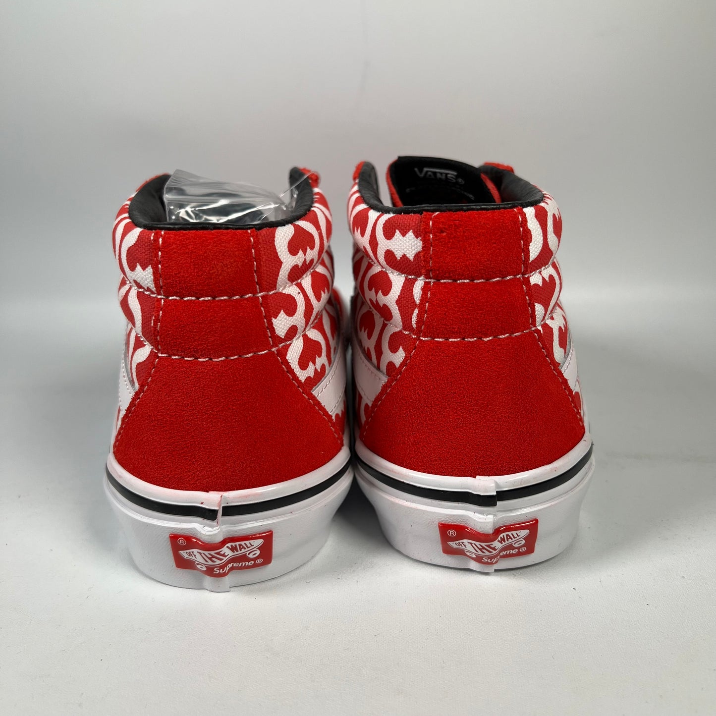 Vans Skate Grosso Mid Supreme Monogram S Logo Red (2021) Size 9 NEW s20228