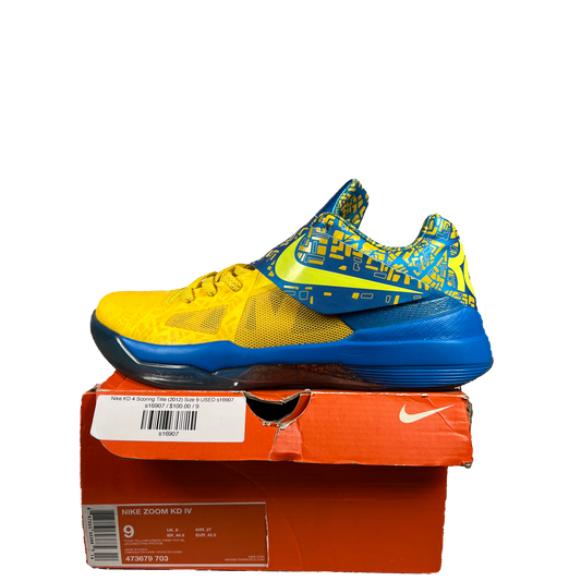 Nike KD 4 Scoring Title (2012) Size 9 USED s16907