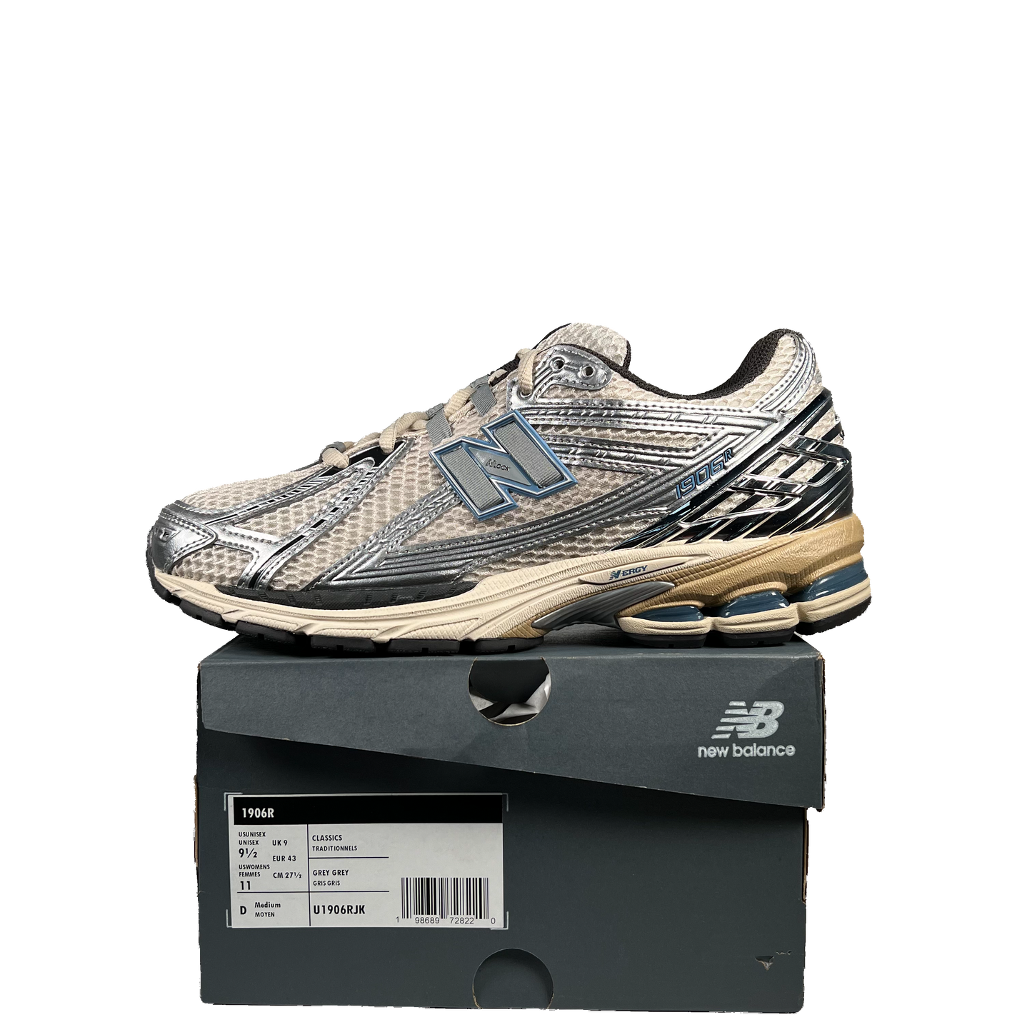 New Balance 1906R Silver Blue (2025) Size 9.5 NEW s20475
