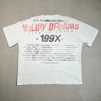 Vale ValeStar Peral Jam White Tee Size Medium USED x17654