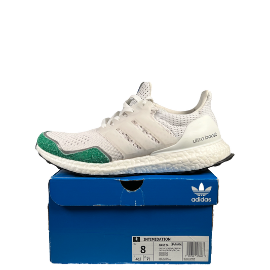 Adidas Ultra Boost 1.0 Cloud White Collegiate Green Gum (2024) Size 8.5 USED s19698