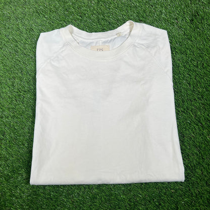 Fear of God FOG Collection 1 White Tee Size Large NEW x14528