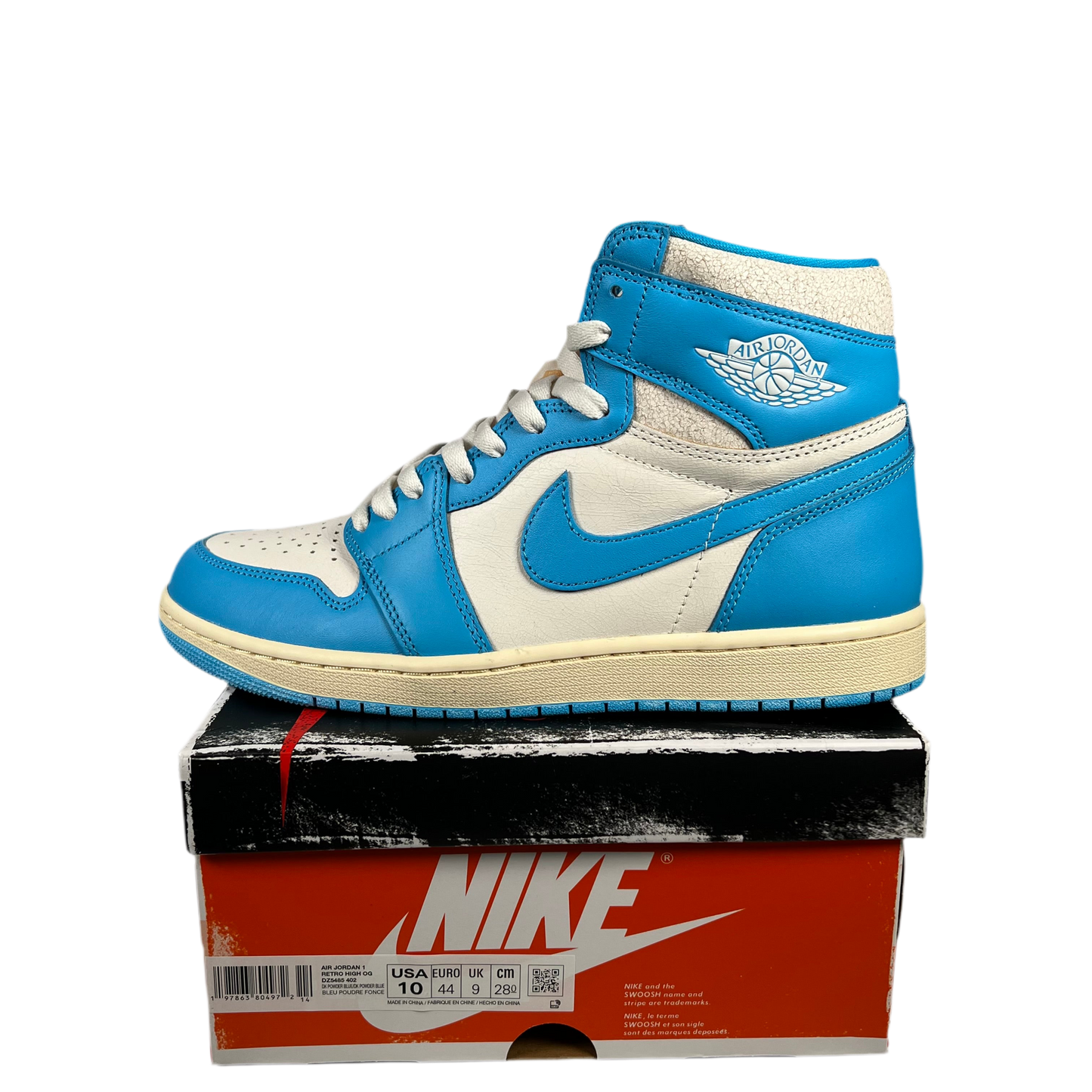 Jordan 1 High UNC Reimagined (2025) Size 10 NEW s17903