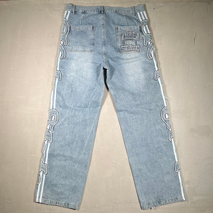 Vale Forever Insignia Light Blue Denim Jeans Size 34 USED x17245