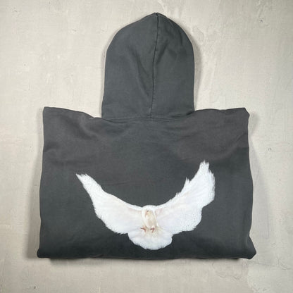 Yeezy Gap Dove Light Grey Hoodie Size Medium USED x17379