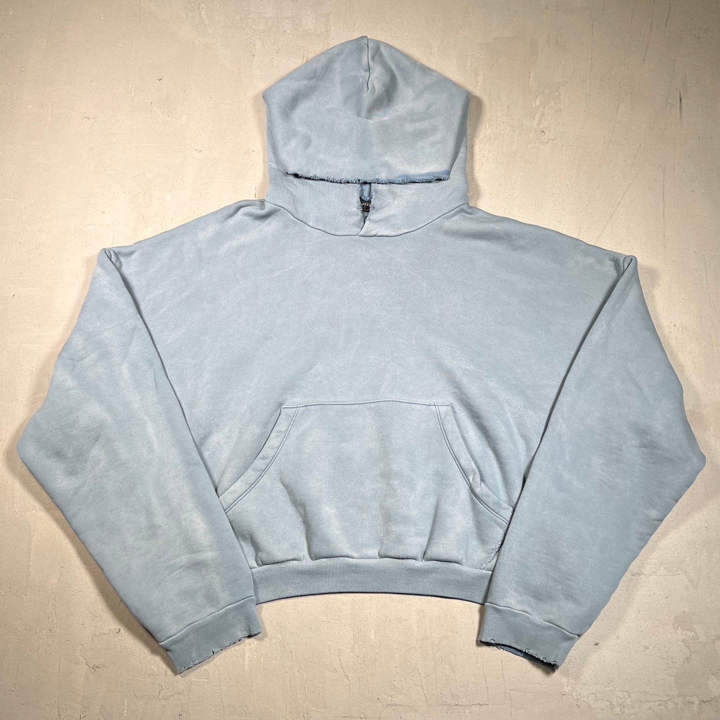 GV Gallery Sky Lounge RSP 3 Washed Blue Hoodie Size Large USED x17580