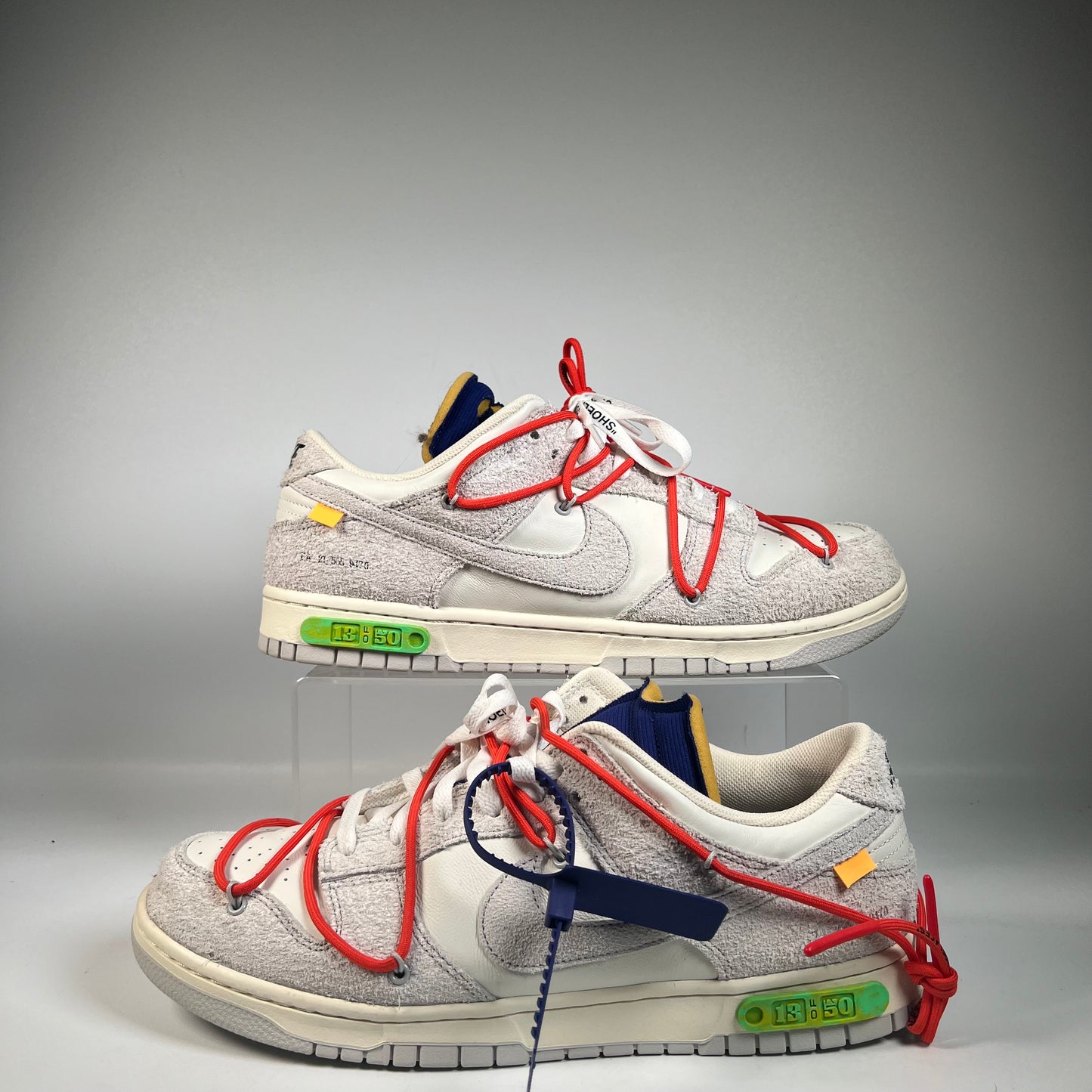 Nike Dunk Low Off White Lot 13 (2021) Size 13 USED s21903