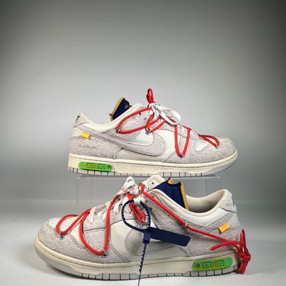 Nike Dunk Low Off White Lot 13 (2021) Size 13 USED s21903
