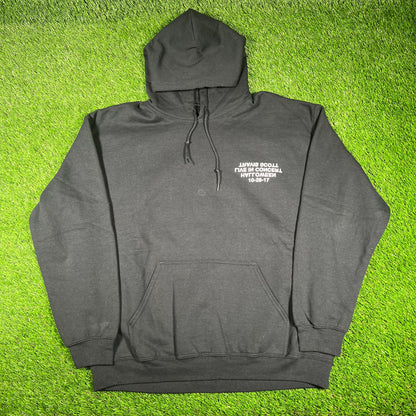 2017 Travis Scott Texas Chainsaw Live In Concert Halloween Black Hoodie Size Large USED x14572