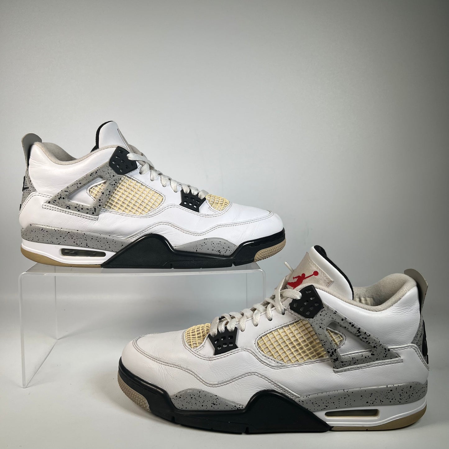 Jordan 4 White Cement (2016) Size 10.5 USED s22445