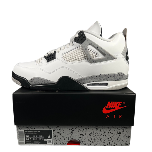 Jordan 4 White Cement (2025) Size 13 NEW S18305
